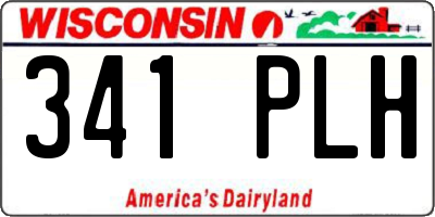 WI license plate 341PLH