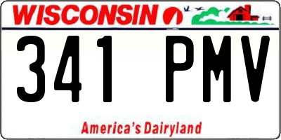 WI license plate 341PMV