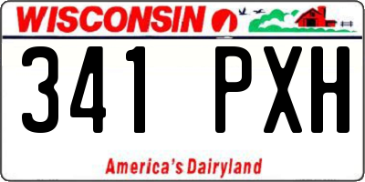 WI license plate 341PXH