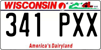 WI license plate 341PXX