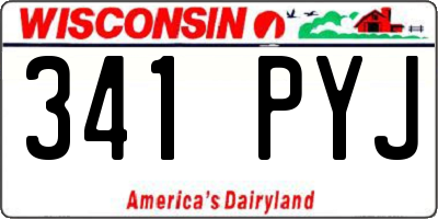 WI license plate 341PYJ