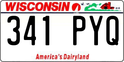WI license plate 341PYQ