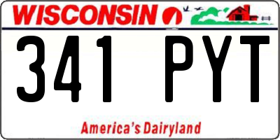 WI license plate 341PYT