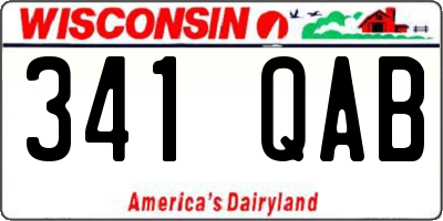 WI license plate 341QAB