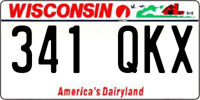 WI license plate 341QKX