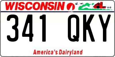 WI license plate 341QKY
