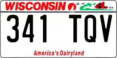 WI license plate 341TQV