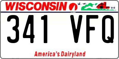 WI license plate 341VFQ
