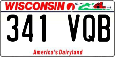 WI license plate 341VQB