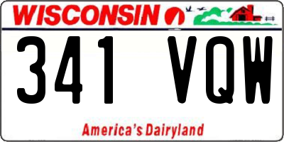 WI license plate 341VQW