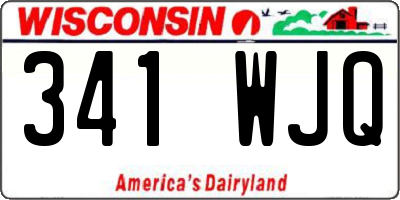 WI license plate 341WJQ