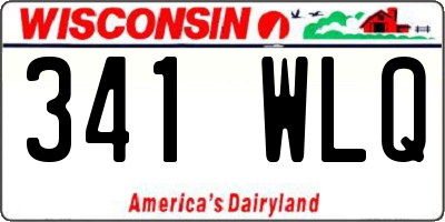 WI license plate 341WLQ