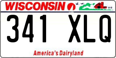 WI license plate 341XLQ