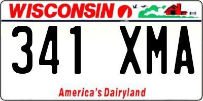 WI license plate 341XMA