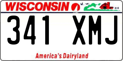 WI license plate 341XMJ