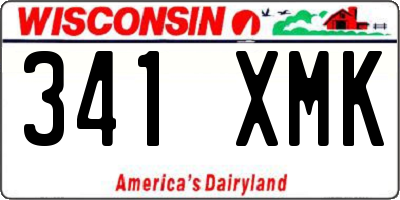 WI license plate 341XMK