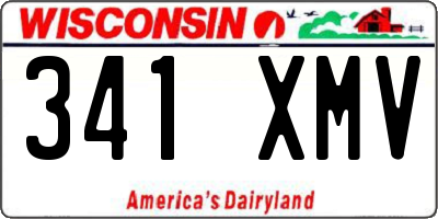 WI license plate 341XMV