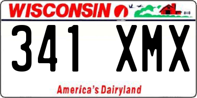WI license plate 341XMX