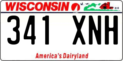 WI license plate 341XNH