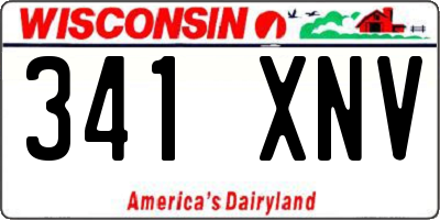 WI license plate 341XNV