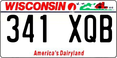 WI license plate 341XQB