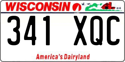 WI license plate 341XQC