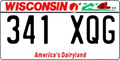 WI license plate 341XQG