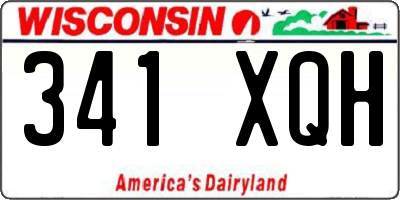 WI license plate 341XQH