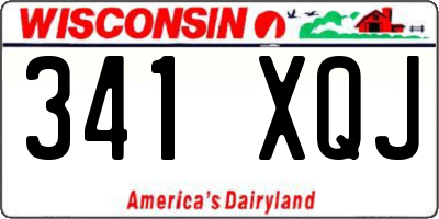 WI license plate 341XQJ