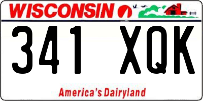 WI license plate 341XQK