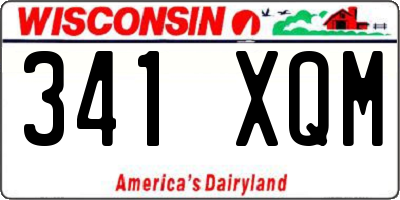 WI license plate 341XQM