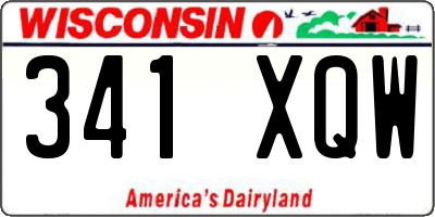 WI license plate 341XQW