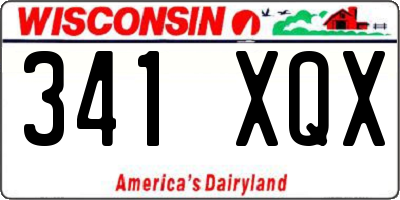 WI license plate 341XQX