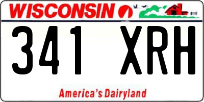 WI license plate 341XRH
