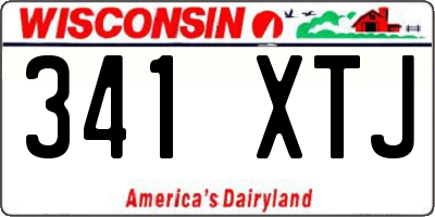 WI license plate 341XTJ