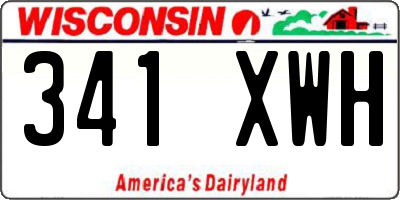 WI license plate 341XWH