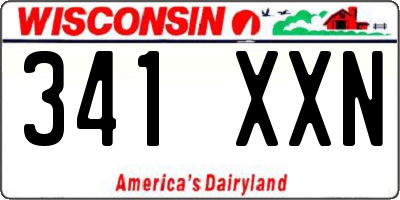 WI license plate 341XXN