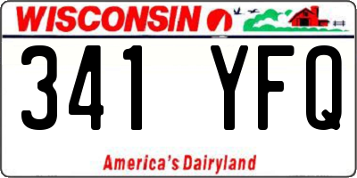 WI license plate 341YFQ