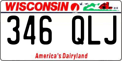 WI license plate 346QLJ