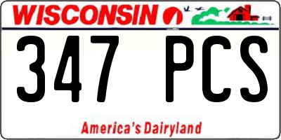 WI license plate 347PCS