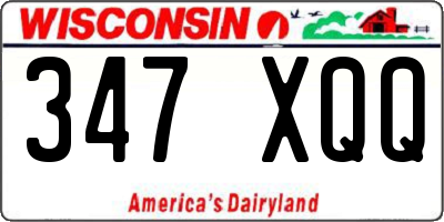 WI license plate 347XQQ