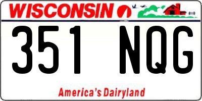 WI license plate 351NQG