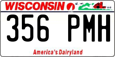 WI license plate 356PMH