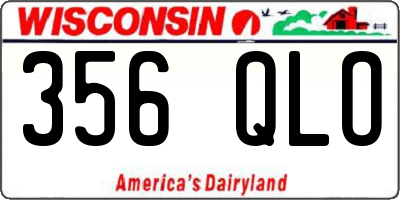 WI license plate 356QLO