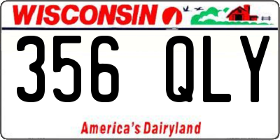 WI license plate 356QLY