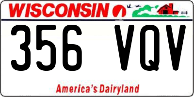 WI license plate 356VQV
