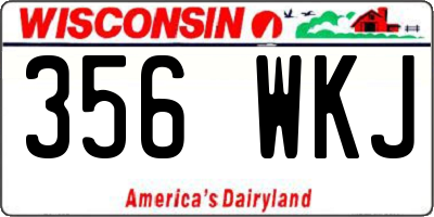 WI license plate 356WKJ