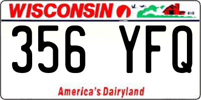 WI license plate 356YFQ