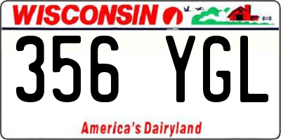 WI license plate 356YGL