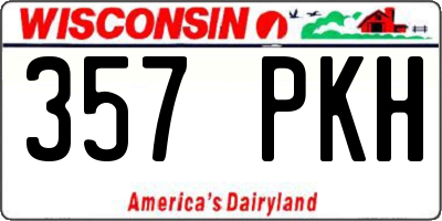 WI license plate 357PKH